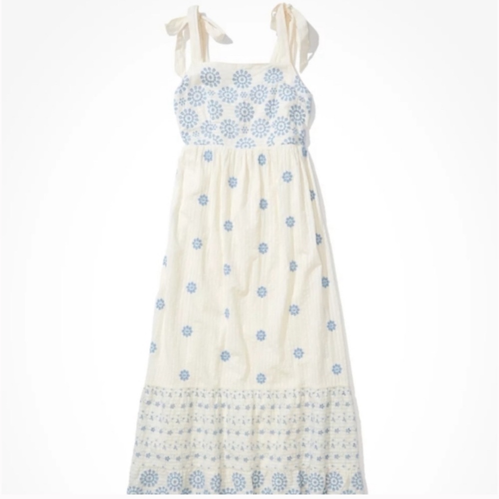 NWT American Eagle embroidered eyelet maxi size xs